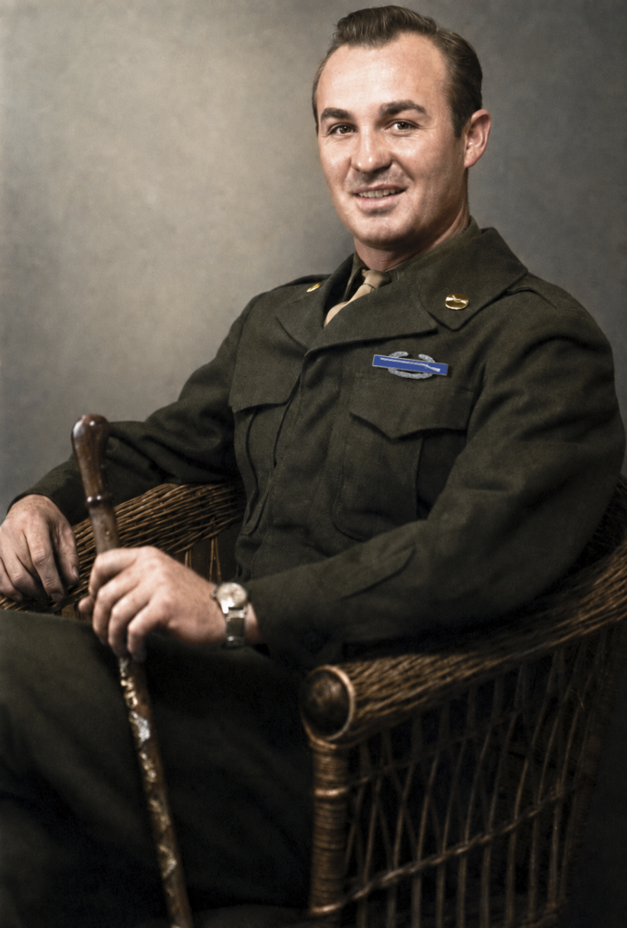 My grandpa in Germany, summer 1945.